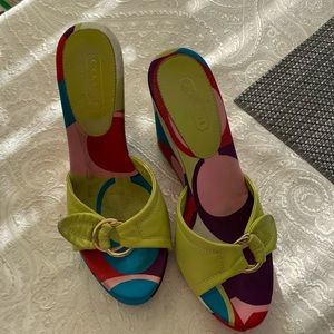 Women Sandals Coach 7.5 Size